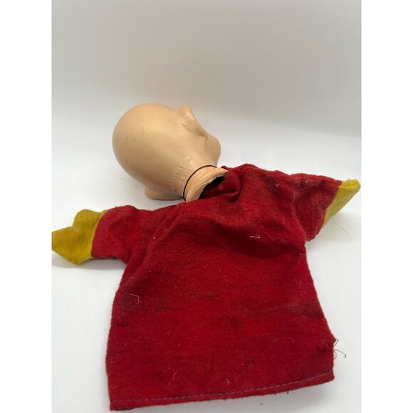 Vintage 1930's Dopey Dwarf Composition Puppet Snow White Crown Toys Inc Disney - Picture 5 of 7